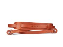 Leica Carrying strap cognac with shoulderpad leather