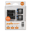 Jupio Value Pack 2xBattery GoPro HERO8 AHDBT-801 1260mAh+Compact USB Triple Charger