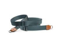Leica Carrying Strap fabric/leather cognac–petrol