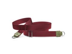 Leica Carrying Strap fabric/leather olive–burgundy
